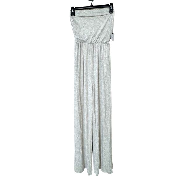 NEW BE ORIGINAL LA LA LAND CREATIVITY SOFT GREY JUMPSUIT S COZY COMFORT - Picture 1 of 6